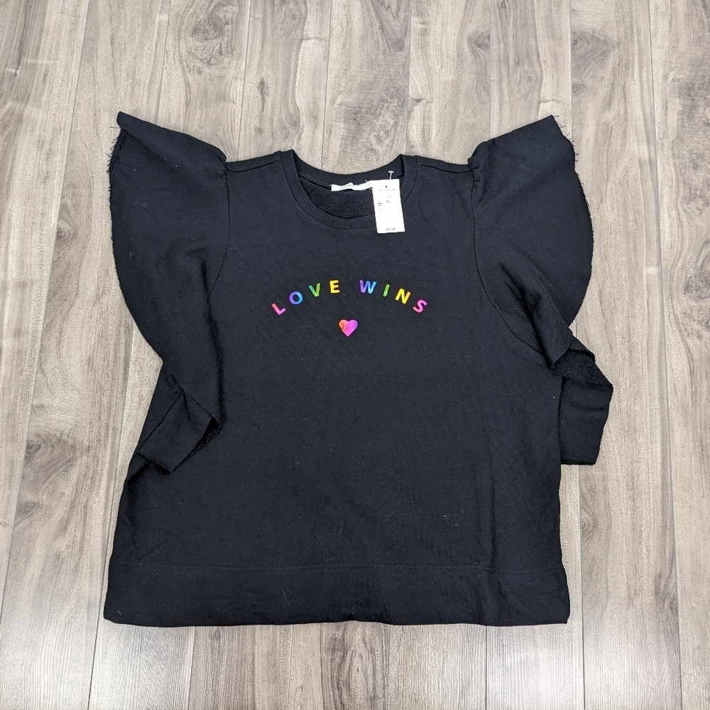 Ricki's Love Wins Rainbow Pride Sweatshirt Size XL